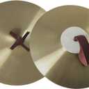 Hand Cymbals Percussion Instrument Hand Cymbals Alloy for Performance Party Beginner Professional Drum Players, 10inch