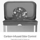 Simplehuman Code Q 200 Count, Genuine Odorsorb Custom Fit Liners, Drawstring Odor Absorbing Trash Bags in Dispenser Packs, 50-65 Liter / 13-17 Gallon