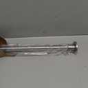 BRIOFOX Industrial Shower Curtain Rod - Never Rust Non-Slip 43-72 Inch 304 Stainless Steel, Brushed Nickel
