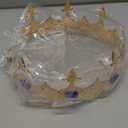King Crowns Metal Hair Band for Men Gold Crowns and Tiara for Theme Birthday Party Costume Accessories