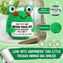 3 x Mini Frog Crochet Teacher Appreciation Gifts for Teachers, Mothers Day Gifts for Mom from Daughter Son, Cute Crochet for Mothers Day Decorations, Inspirational Gift Ideas for Friends, Coworkers