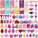 120 Pack Valentines Day Gifts for Kids, Valentines Cards with Pop Bubbles Bulk, Fidget Valentine for Girls Boys Toddler, Class Classroom Exchange Gifts, Fidget Toys Party Favors