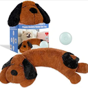 Puppy Heartbeat Toy for Separation Anxiety Relief, Heartbeat Stuffed Animal Anxiety Calming Behavioral Aid Plush Toy for Dogs Cats Pets