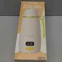 Portable Bottle Warmer for Travel, 212 Boil & 149 Pasteurization, 17.5oz Milk Warmer for Baby with Temp Control, 16000mAh Bottle Warmer On The Go, Portable Milk and Water Warmer (Off-white)