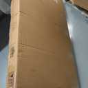 VASAGLE Kitchen Rolling Island, Mobile Kitchen Cart with Storage on Wheels, 17.7 x 23.6 x 35.4 Inches, Drawer, 2 Hooks, for Dining Room, Oak Beige and Matte White UKKI007Y01