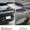 AOSKonology Rear Spoiler Trunk Spoiler Wing Compatible with Mustang Mach E 2026 2025 2024 2023 2022 2021 Exterior Accessories (V2 Carbon Fiber)
