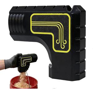 Table Saw Dust Collector Adapter, 2.5 Inch Dust Port Connector, Tool-Free Installation, Dual Dust Bag Hooks, Efficient Sawdust Collection