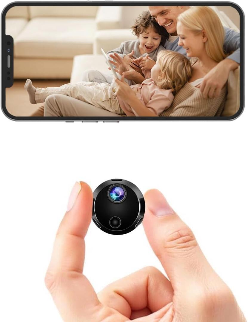 2K HD Hidden Cameras - WiFi Security Camera - Spy Cam-Indoor Nanny Cam -Baby pet Camera - Home Security for with App -Surveillance Cameras with Motion Detection and Night Vision