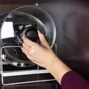 Kitchen Spaces Pot and Pan Organizer, White (1 Count ( Pack of 1))