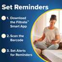 Filtrete 16x25x4 Air Filter MERV 11, MPR 1000 Micro Allergen Defense 4-Pack, Fits Lennox & Honeywell, AC Furnace HVAC Filters for Home, Pleated Electrostatic (Actual Size 15.88 x 24.56 x 4.31 in)