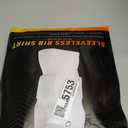 EvoShield Sleeveless Rib Shirt and Shields - Adult and Youth Sizes (Medium, Black)