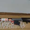 PRO MAX Dual Head Telescoping Pole | Light Hanging Kit for Hanging String Lights, Decorations, Garlands, 11ft Reach, Compatible with Gutters, Shingles, Eaves, 25 Light Clips Included