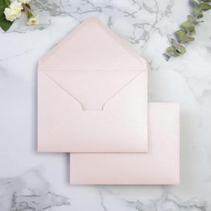 PONATIA 50 Pack A1 Envelopes, 3.62 x 5.2'' Blush Pink Envelopes Perfect for Weddings Cards, RSVP Cards, Response Cards, Baby Showers, Thank You Notes, Photos and any 3.5x5" inserts