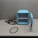 Frigidaire Retro Mini Portable Compact Personal Fridge, 9 Liter Capacity Chills 12 Cans, 100% Freon-Free & Eco Friendly, Includes Plugs for Home Outlet & 12V Car Charger - Blue