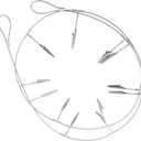 STOBAZA 1pc Chic Chain Photo Holder with Clips Decor for Hanging Photos Memos and Notes Chain Design Versatile for Weddings and Celebrations Alligator Clips Included