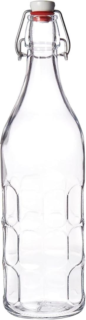 Bormioli Rocco Moresca Bottle, 33.75 oz, Clear, Twin