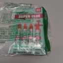 Super Glue Gel Clear for Wood Plastic Metal, Instant Superglue All Purpose Multipack Cyanoacrylate Adhesive Repair Ceramic Model Leather Rubber Glass Pottery, Strong Bonding Single Use Glue Minis (4 x 4g)