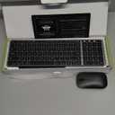 seenda Bluetooth Keyboard and Mouse Combo for Mac, SKM64-2 Rechargeable Slim Wireless Keyboard Mouse Compact, 3 Multi-Device Connection, Compatible for Mac, MacBook Pro/Air, iPad, iPhone, Black Gray