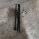 YeYeBest Curtain Rods for Windows 28 to 50 Inch, 5/8 Inch Metal Curtain Rod Set,Heavy Duty Window Curtain Rod with Brackets Black