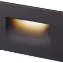 CLOUDY BAY 120V Dimmable LED Indoor Outdoor Step Light, 3000K Warm White Stair Lights, Oil Rubbed Bronze