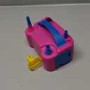 Balloon Pump Electric,110V 600W Balloon Blower Inflator Dual Nozzle Air Pump Balloons Inflator for Decoration, Party, Sport,Gifts:2 Balloon Tying Tools (blue)