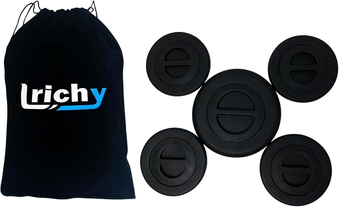 Bed Plug Cover Kit with Storage Bag for 2014-2025 Dodge Ram 2500 3500 Pickups Replacement 68225506AA, Puck System Gooseneck Covers for Truck with 5th Wheel/Gooseneck Tow/Trailer Tow Setups