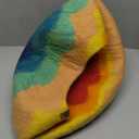 MEOWFIA Cat Cave – Premium Felt Cat Bed for Indoor Cats, Handmade 100% Merino Wool (Vivid Shades) (Medium, Tucson Sunset)