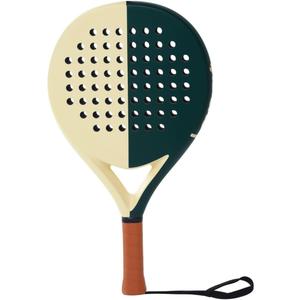 LAPAT Padel Racket with Cover Bag - Carbon Surface with EVA Memory Foam- Paddle Tennis Racquets Lightweight - POP Tennis (Green Monaco)