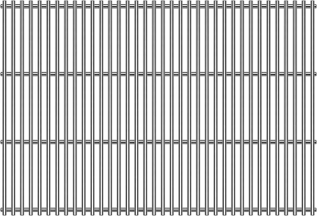 1Pack 7MM Stainless Steel Grill Steel Wire Cooking Grid Rock Grates Replacement Parts for Charbroil 3 Burner Grill 463343015 463335115 ,for Charbroil 4 Burner Grill 463343819 463344015 Replaces Parts