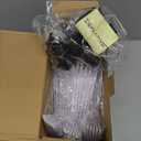 Kingdder 3 Pieces Moravian Star Light LED 3D Star Hanging Light Powered by Battery with Timer Function White Porch Lantern Holiday Decor for Indoor Outdoor Christmas Tree Balcony Courtyard (18 Inch)