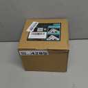 [40 Pack] BESTTEN 1 Gang Mid-Size Screwless Outlet Cover, Midway Decorative Wall Plate, USWP6 Gloss Snow White, Midsize H4.88" x W3.11"