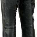 Milwaukee Leather LKM5790 Men's Classic 5 Pocket Pants (Black, M)