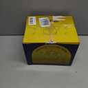 Toptier Electric Ceramic Tea Kettle, Boil Water Quickly and Easily, Detachable Swivel Base & Boil Dry Protection, Carefree Auto Shut Off, 1 L, White Leaf