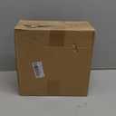 Pedestal Side Table, Acacia Drink Table with Weighted Base, Small Round Side Table for Small Spaces with 360 Rotating Phone Holder, Martini & Cocktail Pedestal End Table for Living Room, Home Office