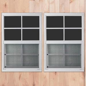 24" x 36" Shed Windows 2 Pack,Small Windows with Tempered Glass - Flush Mount | Ultimate Choice for Chicken Coop, Greenhouse, Garage, Playhouse