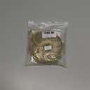 CJL HAIR 2PCs Small Cute Messy Bun Hair Piece for Thin Hair Women Mini Synthetic Curly Bun Scrunchies Updo Hairpieces Dirty Blonde