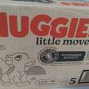 Huggies Size 5 Diapers, Little Movers Baby Diapers, Size 5 (27+ lbs), 132 Count (2 Packs of 66)