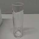 Hewory Cylinder Glass Bud Vases: Set of 9 Small Clear Skinny Single Flower Vase for Centerpieces - Minimalist Bulk Vases for Wedding Birthday Bridal Shower Party Events Table Decor, 5.91"(H)×1.8"(D)
