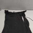 Zebaexf Women's Mesh Dress Long Puff Sleeve Mini Bodycon Sweet Neck Party Mini Dresses for Women (Medium-Large)