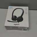 Logitech H390 Wired Headphones with Mic, USB-A Headset with Microphone for PC, Noise Cancelling Microphone for Video Meetings, Music, Gaming - Black