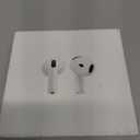 Apple AirPods 4 Wireless Earbuds, Bluetooth Headphones, Personalized Spatial Audio, Sweat and Water Resistant, USB-C Charging Case, H2 Chip, Up to 30 Hours of Battery Life, Effortless Setup for iPhone