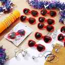 Geiserailie 48 Pcs Singer Friendship Party Favors Bulk Era Music Birthday Favors Friendship Bracelets Disco Ball Keychain Heart Sunglasses Gift Bags for Girls Women Fans Party Birthday Decorations