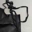 Heavy Duty Vinyl Apron, 43" Anti-Tear Waterproof Apron for Restaurant, Butcher, Lab Work, Dog Grooming - Black