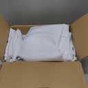 4 Pack Rectangle Tablecloth for 6 Foot Tables Washable Polyester Table Cover for Wedding Dining Table Parties Banquet（70x120 White）