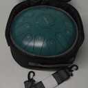 LEKATO Steel Tongue Drum 13 Inch 15 Notes Steel Drum C Key Beginner/Professional Handpan Drum Percussion for Meditation Yoga Musical Education, Best Gift for Familes/Friends