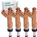 DRENIX Fuel Injectors Fit For-Toyota Corolla 2009-2015 1.8L XRS Sedan 2.4L 2009-2013 Matrix Base Wagon 1.8L 2009-2012 4Pcs Set OE# 23250-0T010 322-50202