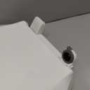 KOHLER 4636-RL-0 Cachet ReadyLatch Elongated Slow Close Toilet Seat, Soft Close Toilet Seat Quiet Lid, Contoured Grip-Tight Bumpers Installation Hardware, Apartment Essentials, White