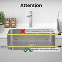 Sink Bottom Grid 27-1/2" x 14-1/4", Centered Drain with Corner Radius 3-1/2", stainless steel sink grid for sink protectors for kitchen sink