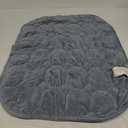 Kivik Weighted Lap Blanket，7 lbs Weighted Lap Pad for Adults，Small Travel Weighted Blanket for Relaxation, Portable & Breathable，Grey，24"x29"