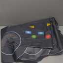 6 Ft Video Game Tablecloth Birthday Party Decoration Game Controller Shaped Table Cover Washable Polyester Party Supplies Game pad Table Covers Protector for Gamer Player Birthday Parties Decoration